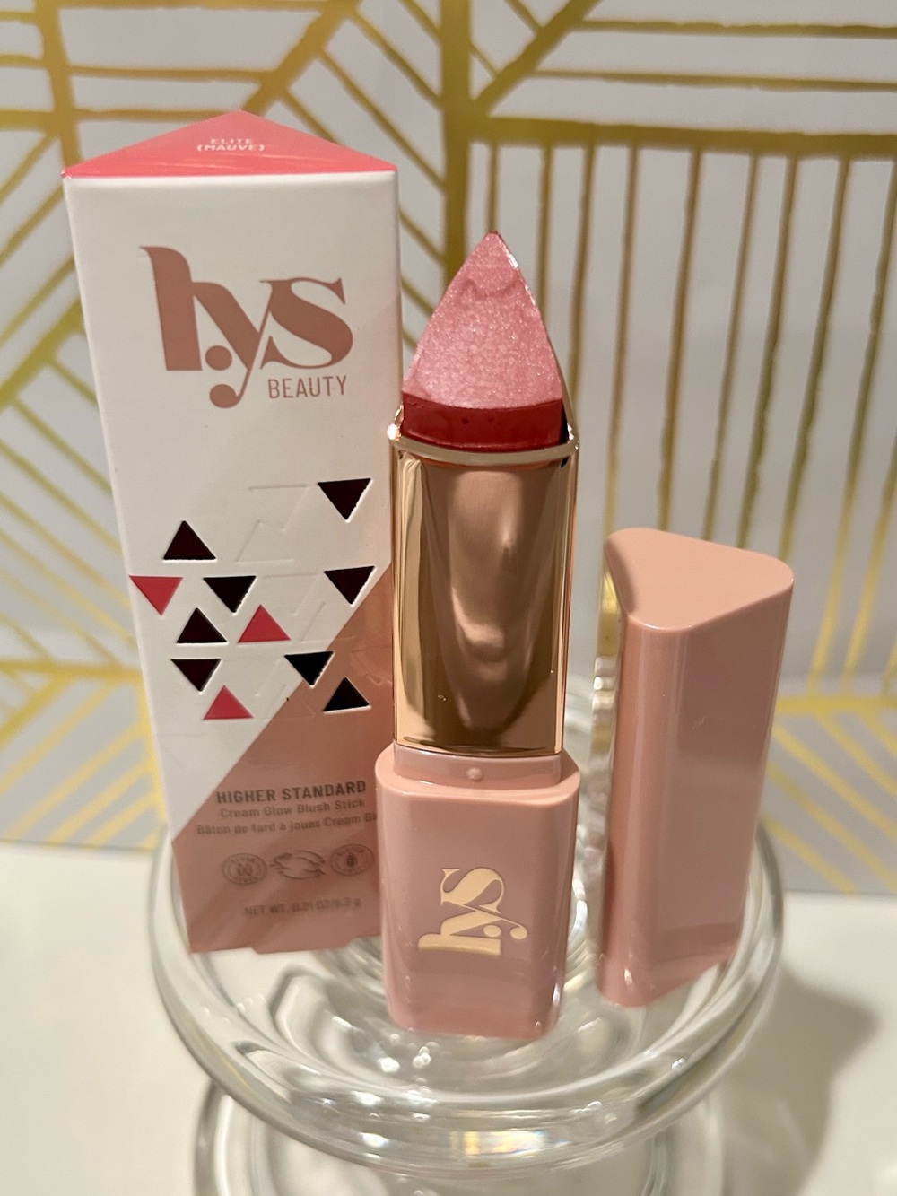 ✨ LYS Beauty Higher Standard Cream Glow Blush Stick | Elite Mauve | new in box